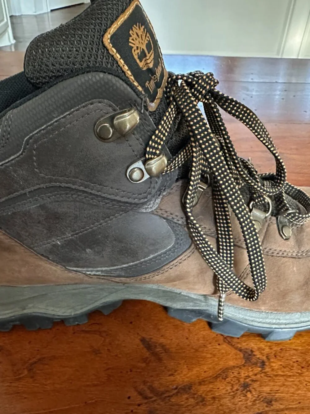 Timberland Men's Mt. Maddsen Waterproof Hiking Boot Brown Leather Size 11
